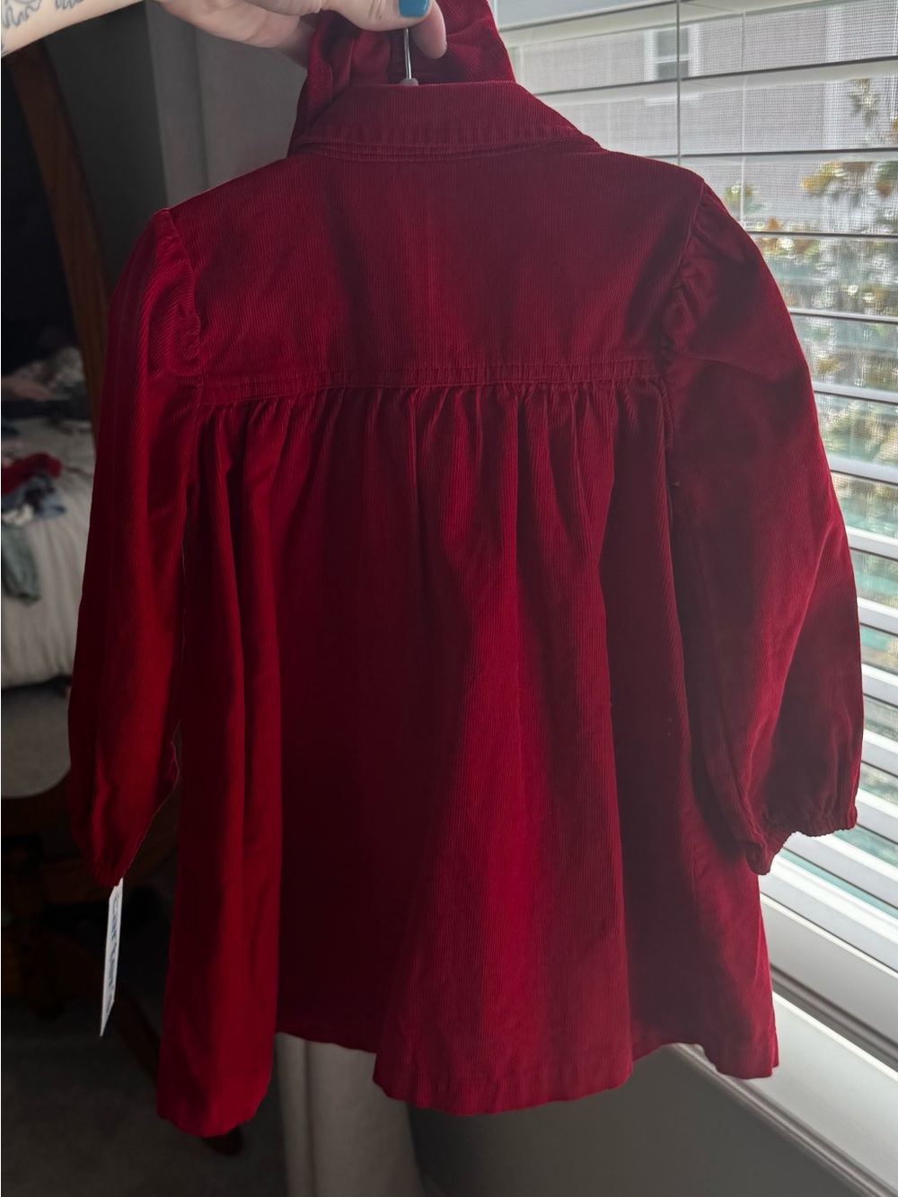 Carter's Burgundy Corduroy Toddler Jacket - Picture 2 of 3